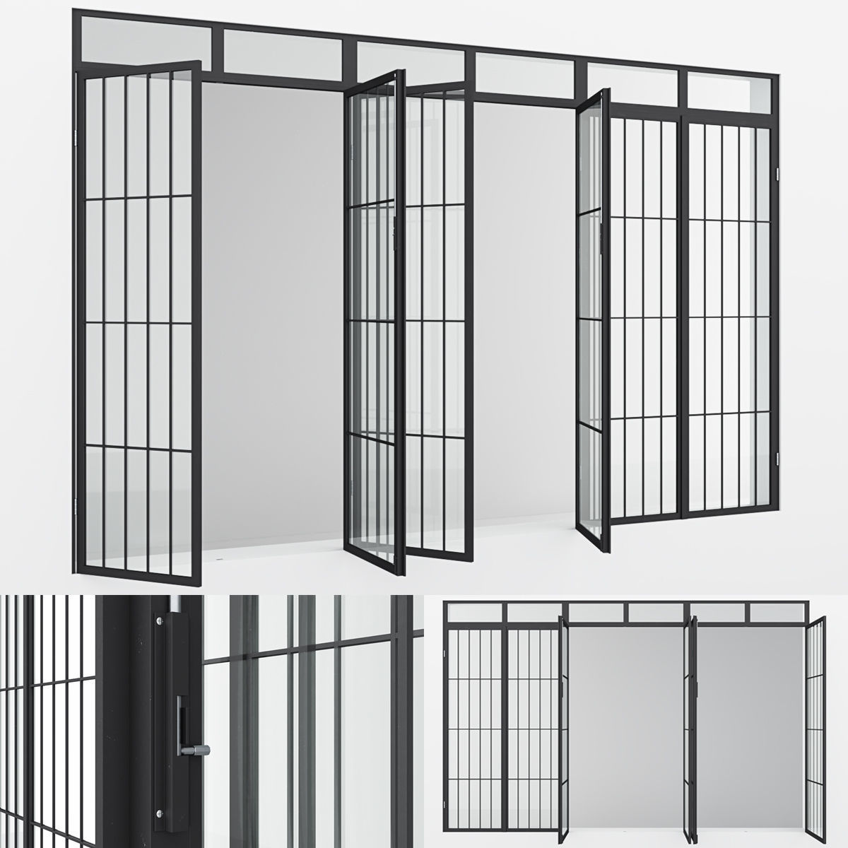 Collection Aluminium window x4 2 _17