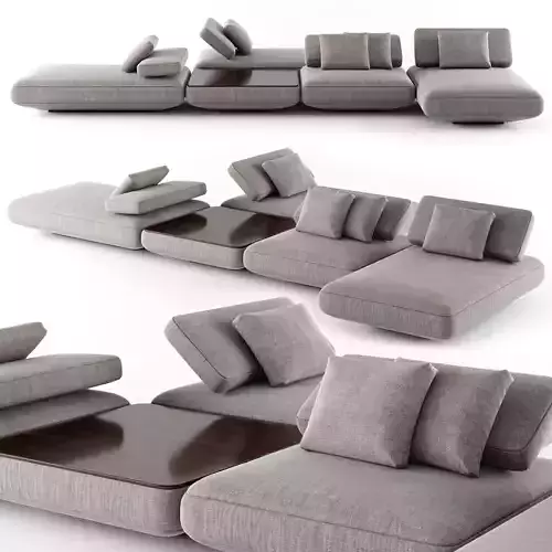 Paola Lenti Agio Sofa 3D model