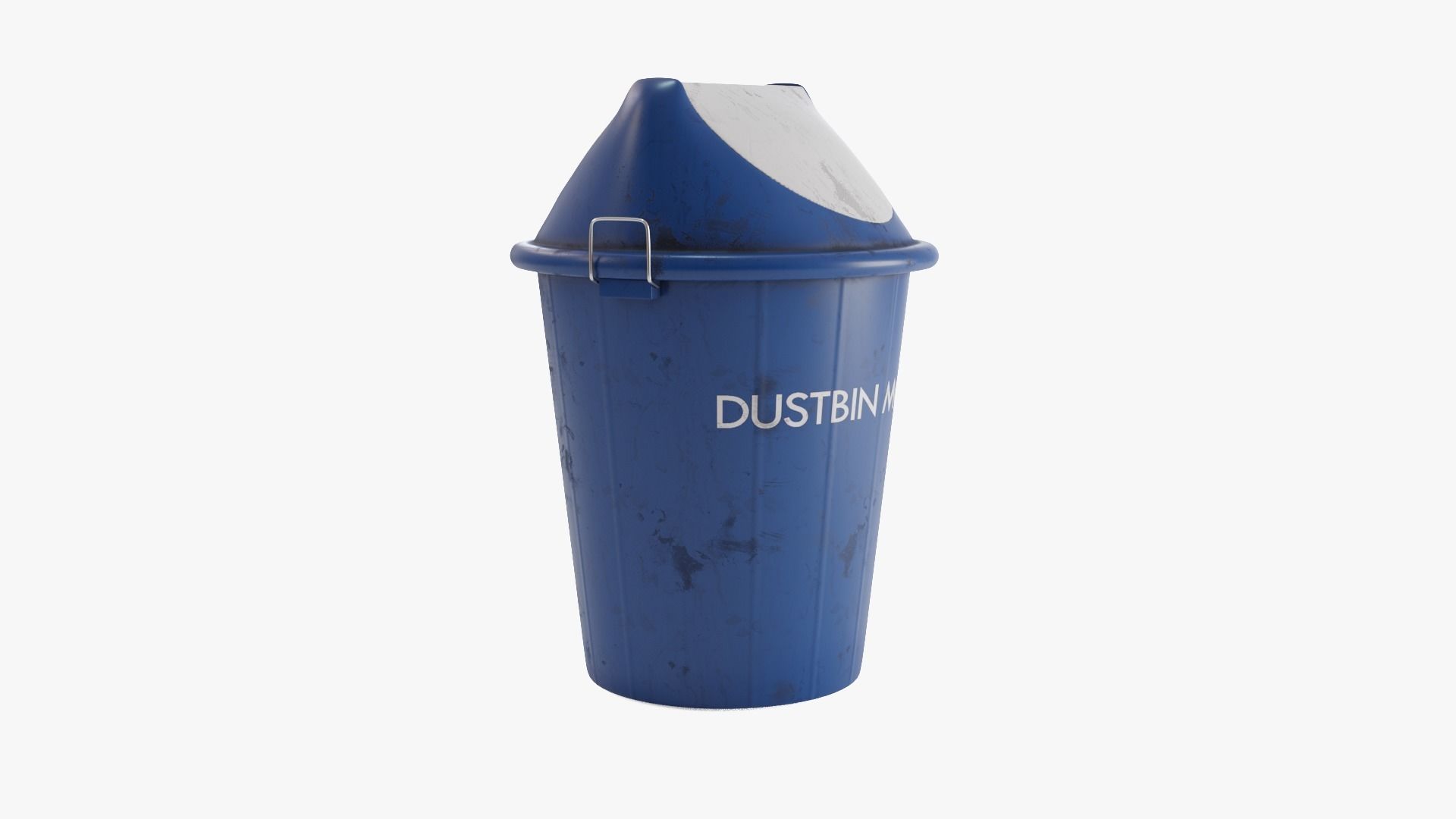 Dustbin 2 trash can 3D model_9