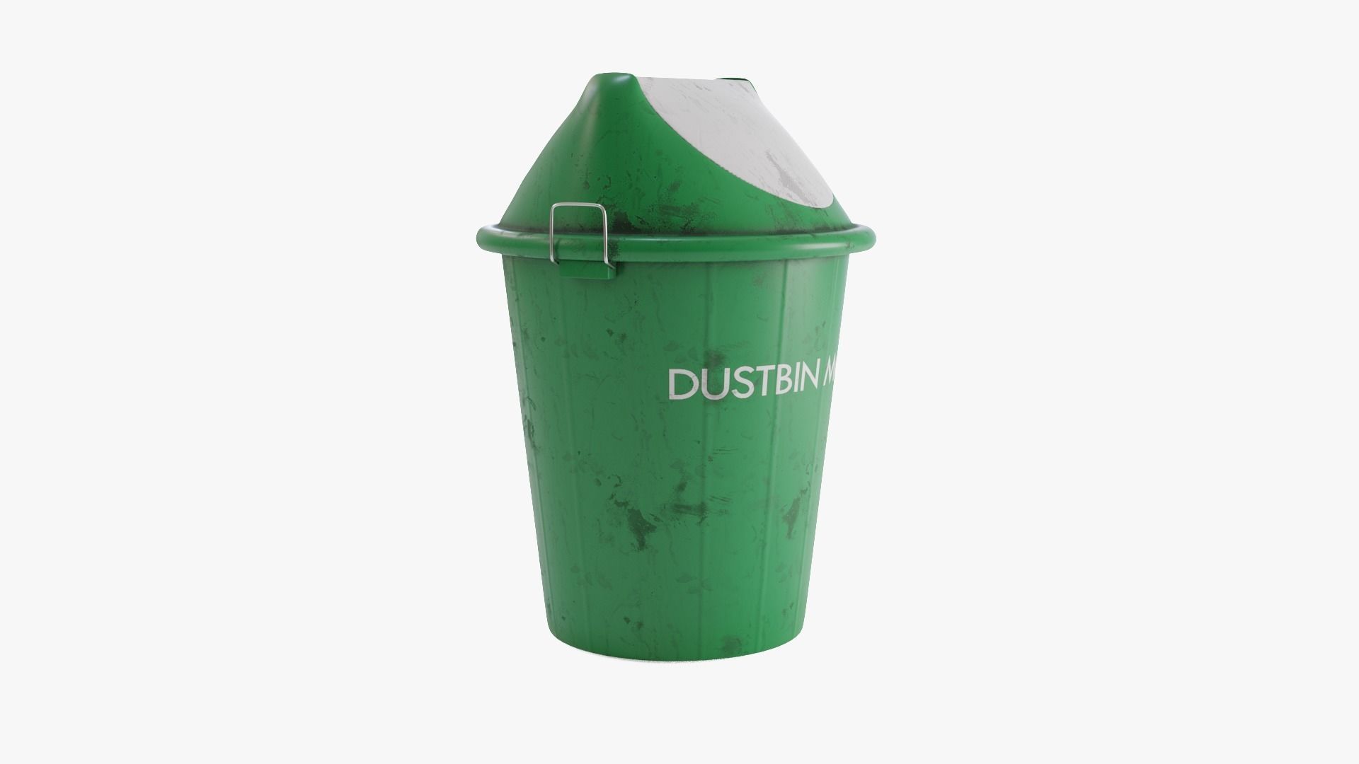 Dustbin 2 trash can 3D model_3