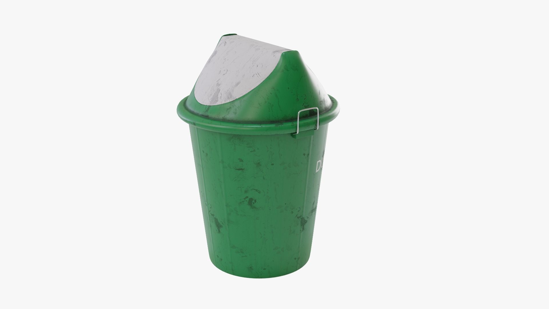 Dustbin 2 trash can 3D model_1