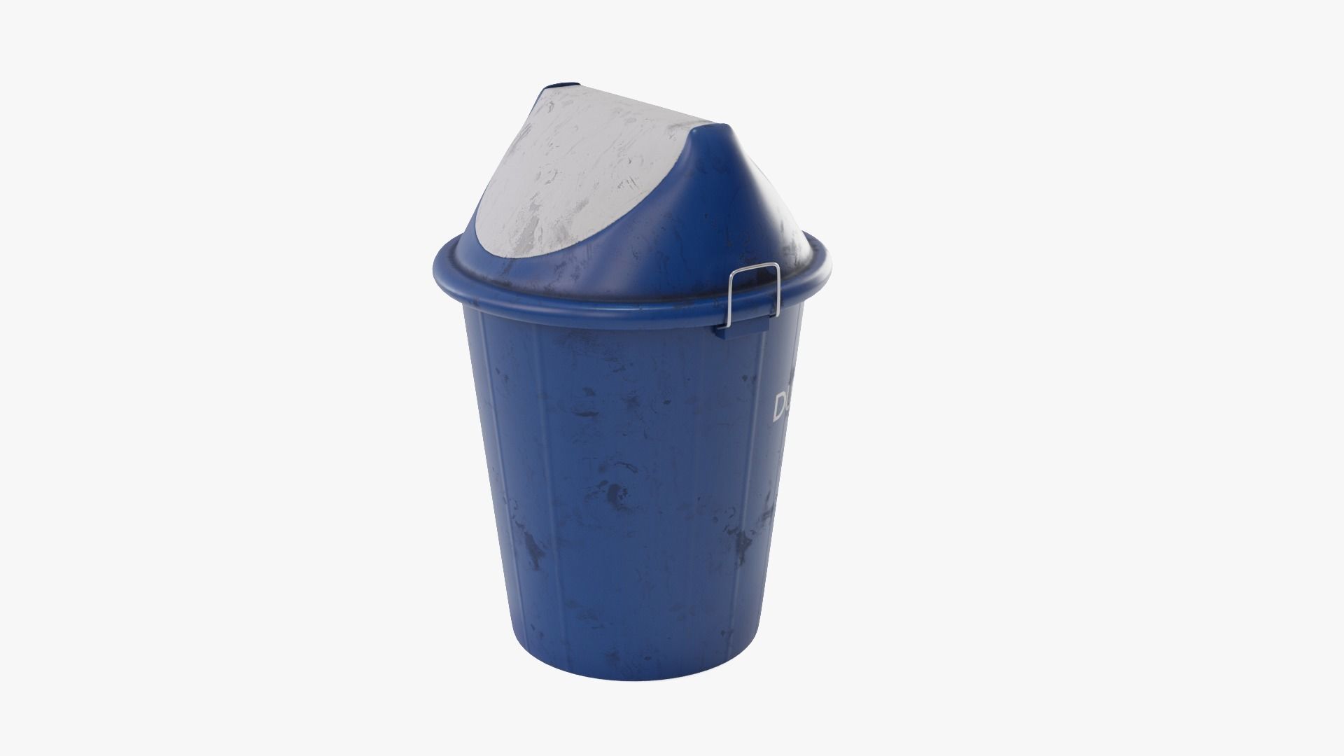 Dustbin 2 trash can 3D model_7
