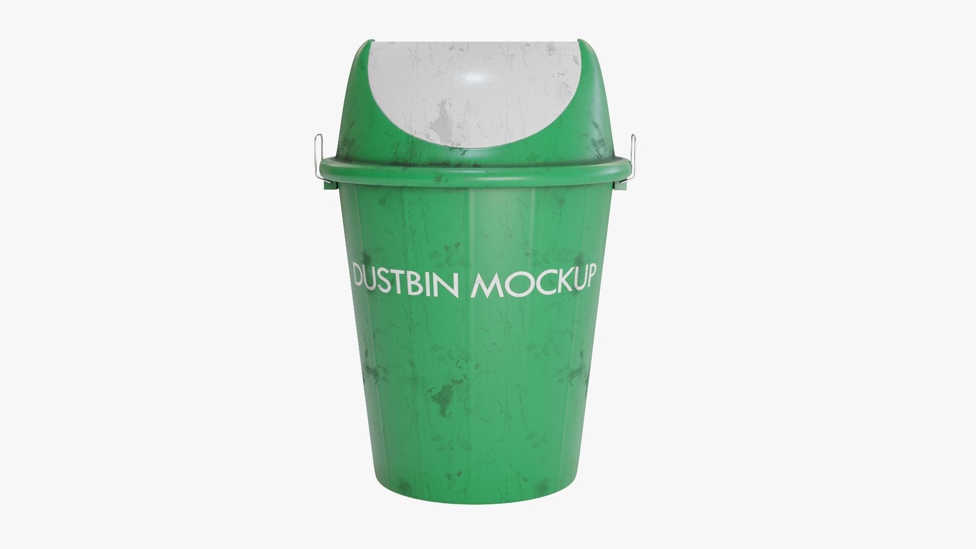 Dustbin 2 trash can 3D model_4