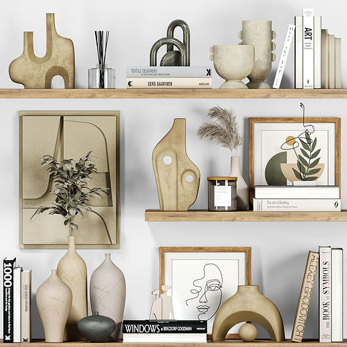 decorative set Vol011 3D model
