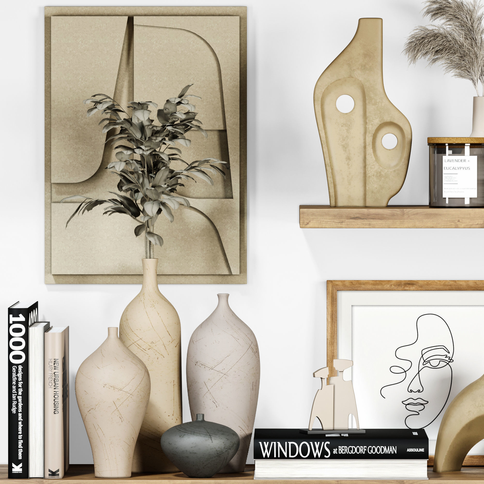 decorative set Vol011 3D model_1