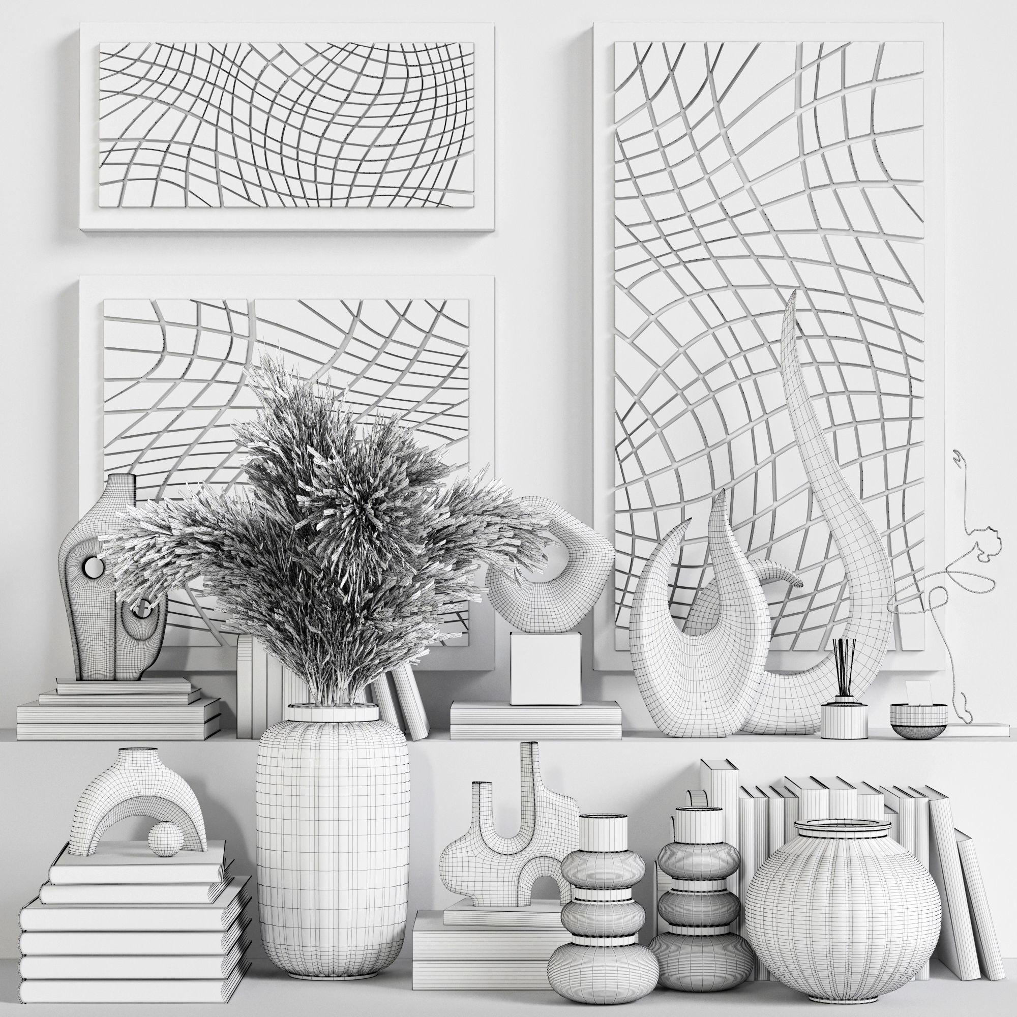 decorative set Vol012 3D model_4