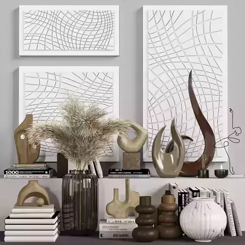 decorative set Vol012 3D model