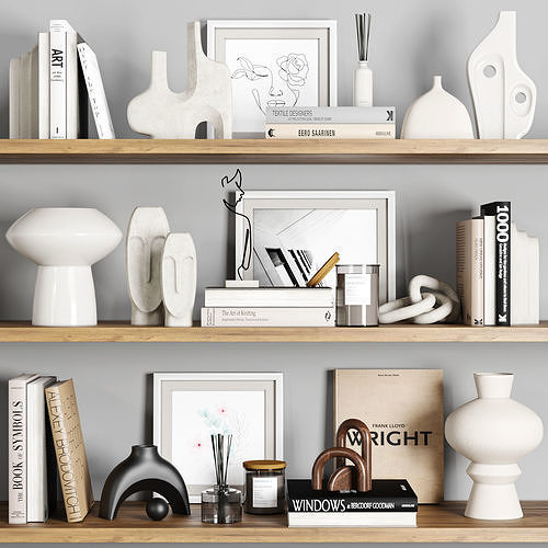 decorative set Vol013 3D model