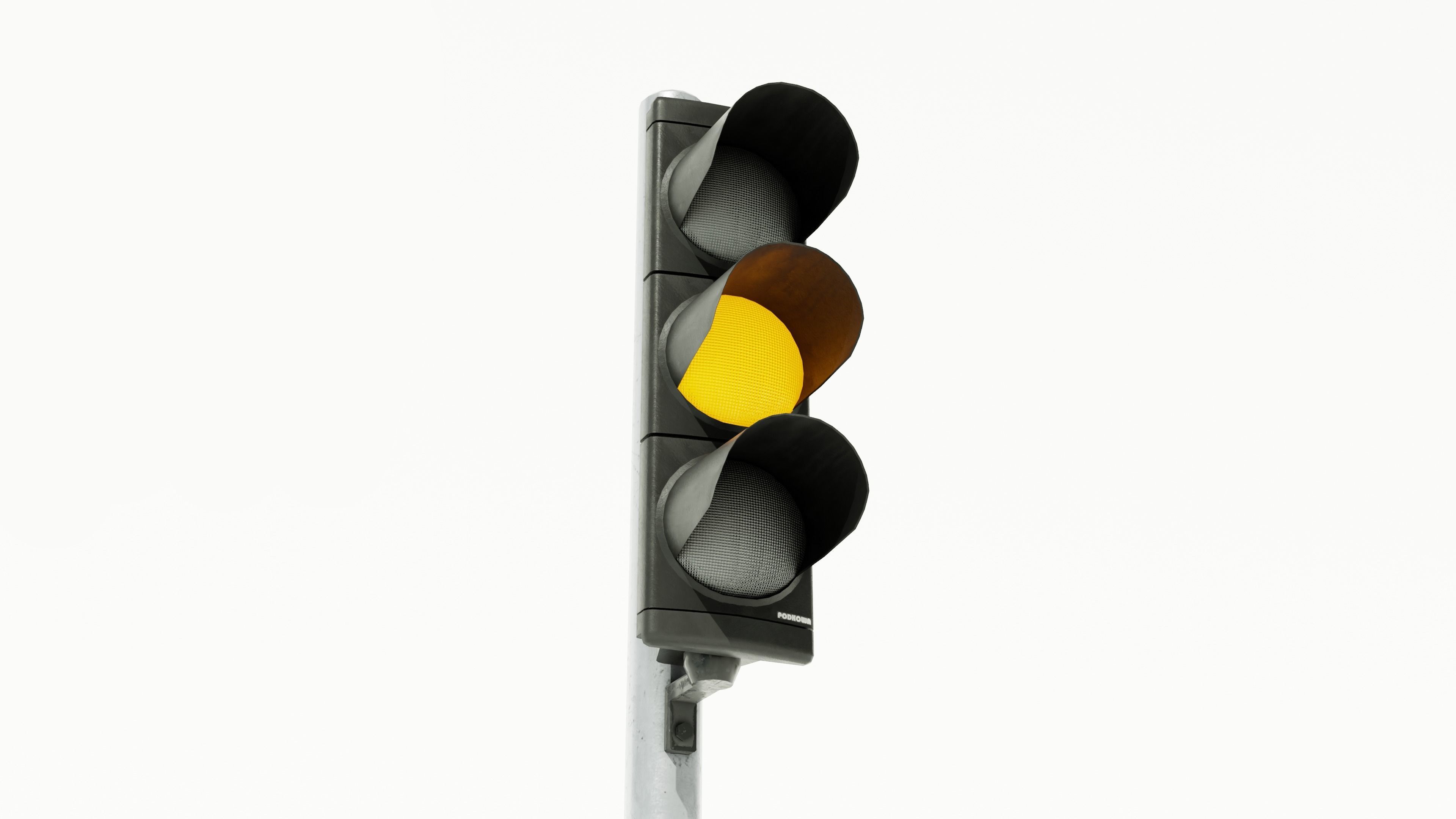 European Traffic Lights PBR Game-ready Low-poly 3D model_5