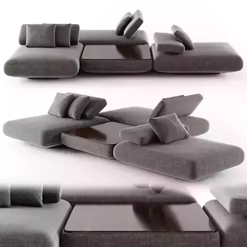 Paola Lenti Agio Sofa 03 3D model