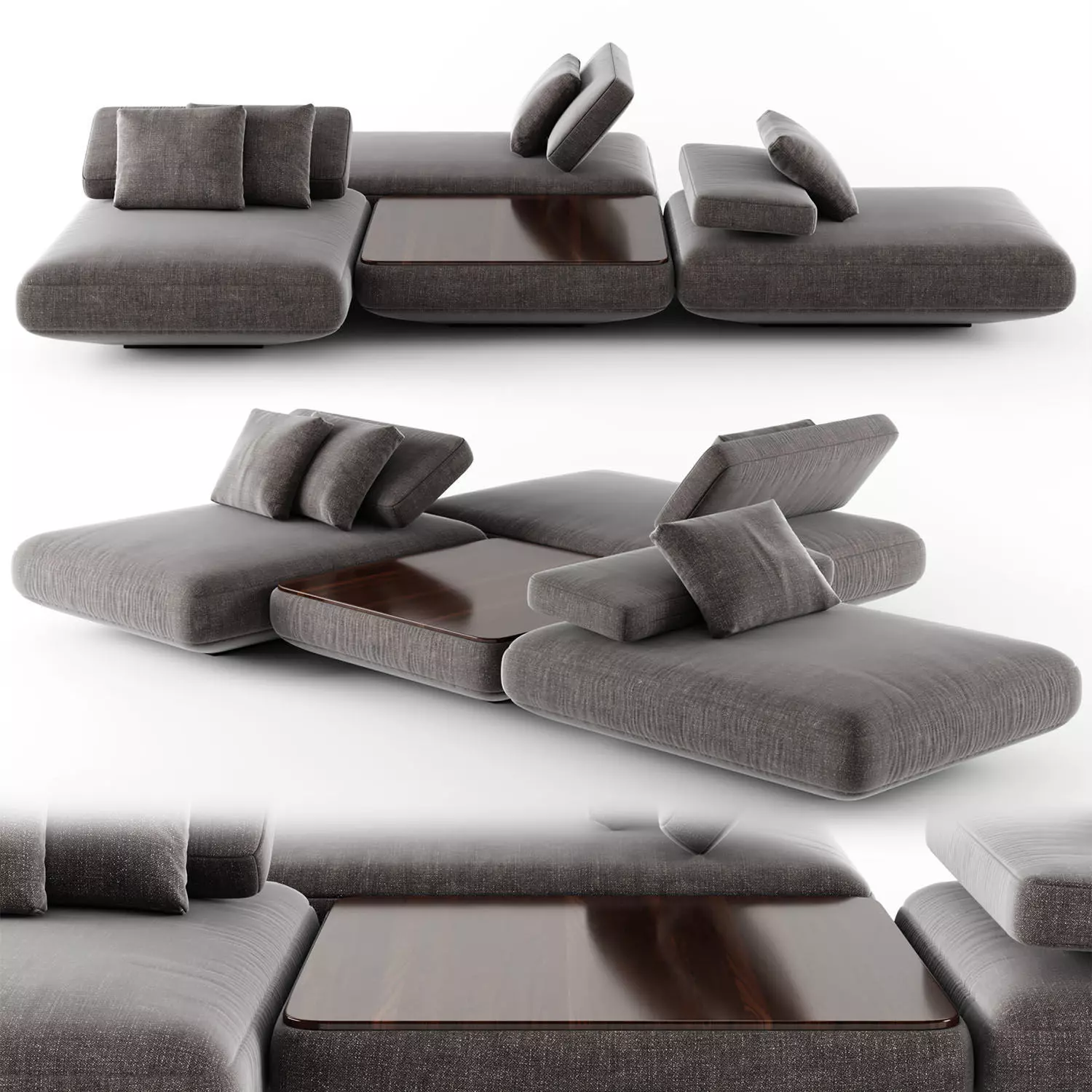Paola Lenti Agio Sofa 03 3D model