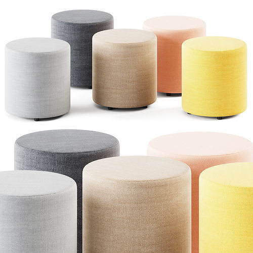 Modus Pouf by Franz Fertig 3D model