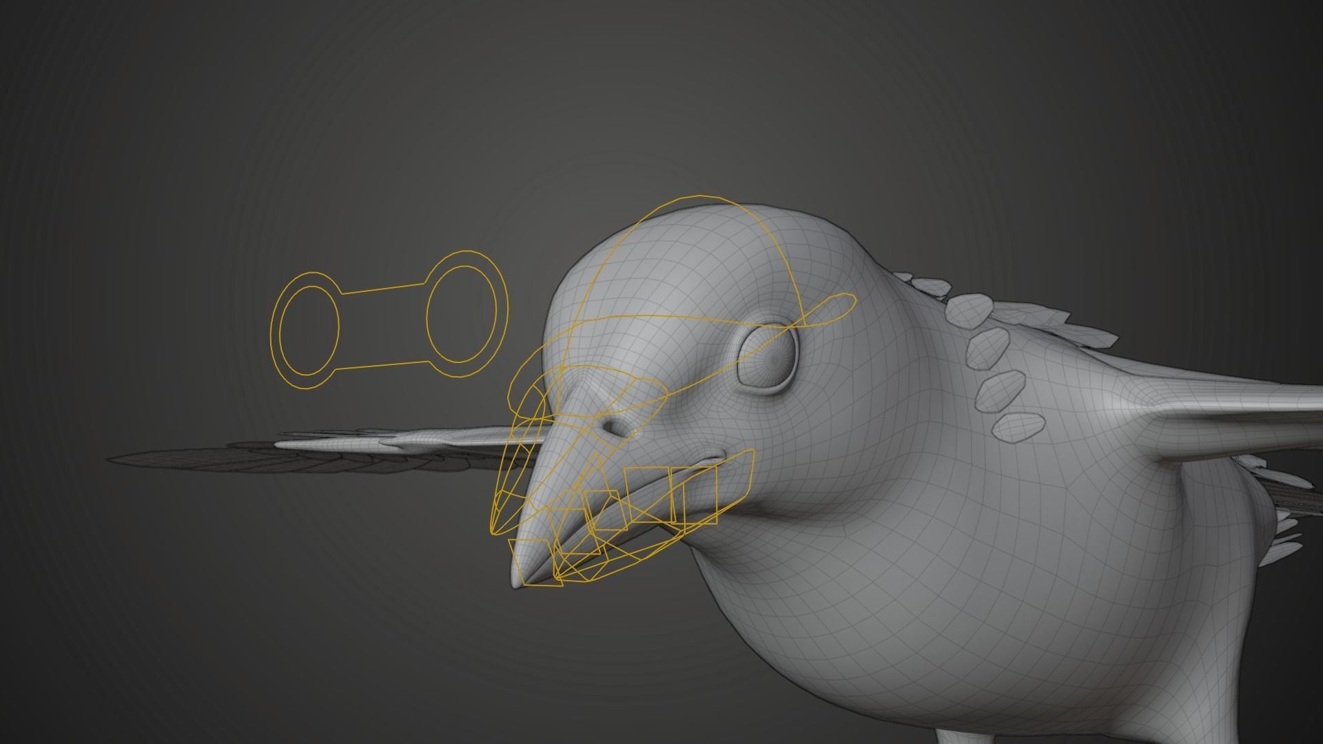 Sparrow Animated VFX Grace 3D model_24