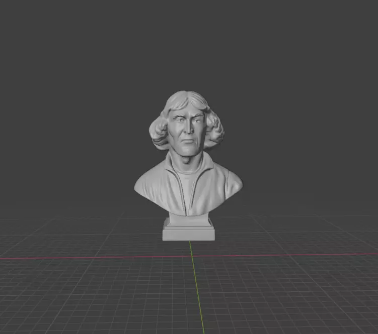 Nicolaus Copernicus 3D print model_0