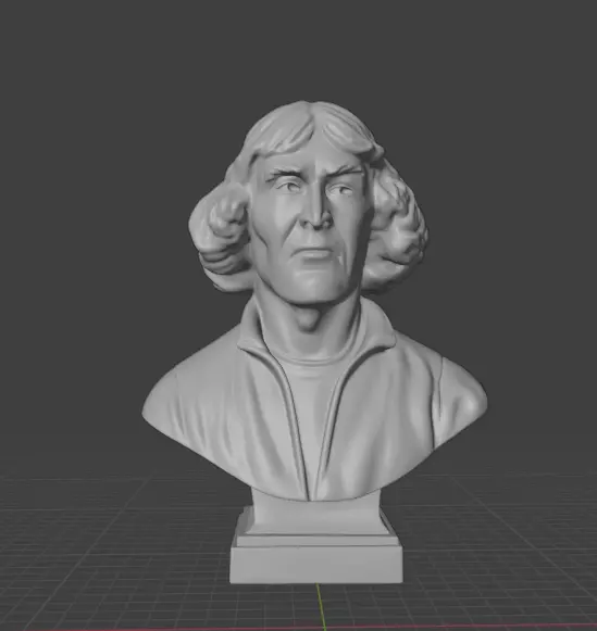 Nicolaus Copernicus 3D print model_1