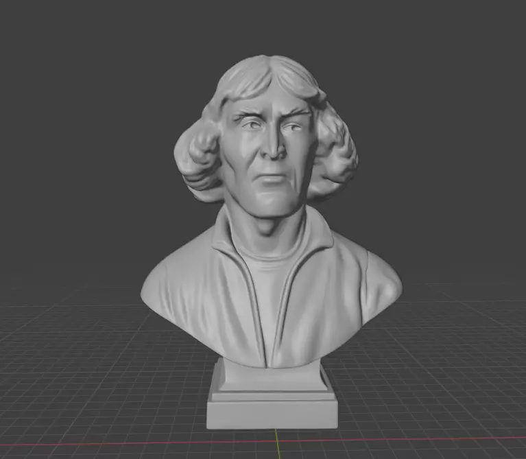 Nicolaus Copernicus 3D print model_3