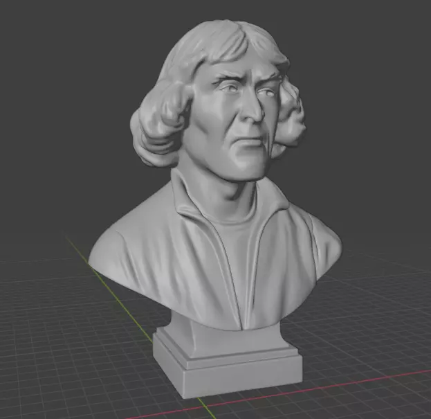 Nicolaus Copernicus 3D print model_2