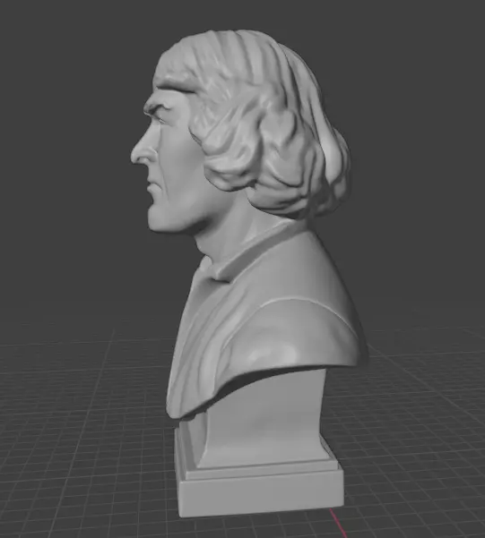 Nicolaus Copernicus 3D print model_8