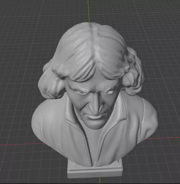 Nicolaus Copernicus 3D print model_19