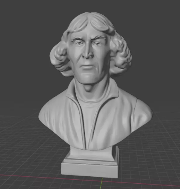 Nicolaus Copernicus 3D print model_4