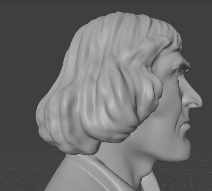 Nicolaus Copernicus 3D print model_10