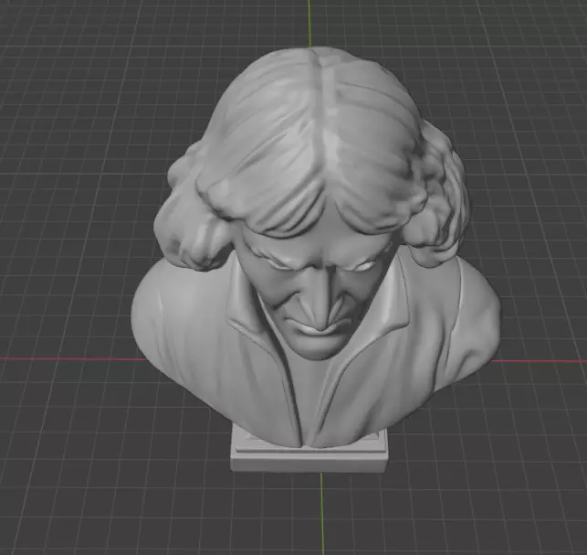 Nicolaus Copernicus 3D print model_15