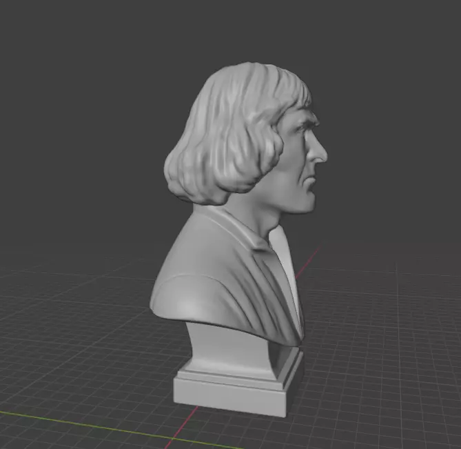 Nicolaus Copernicus 3D print model_7