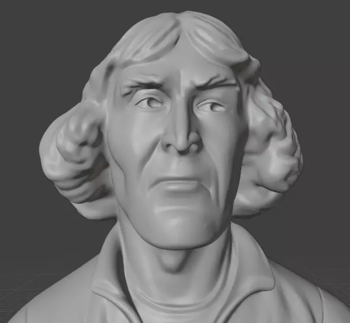 Nicolaus Copernicus 3D print model_17