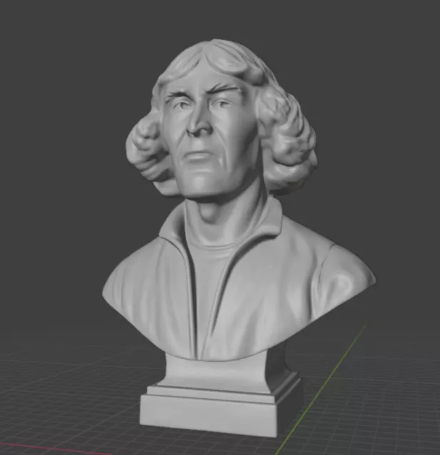 Nicolaus Copernicus 3D print model_5