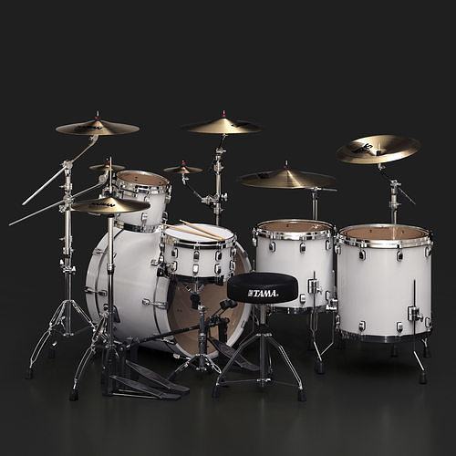 Tama Performer Drum Kit 3D model
