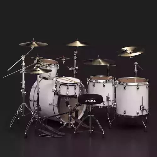 Tama Performer Drum Kit 3D model