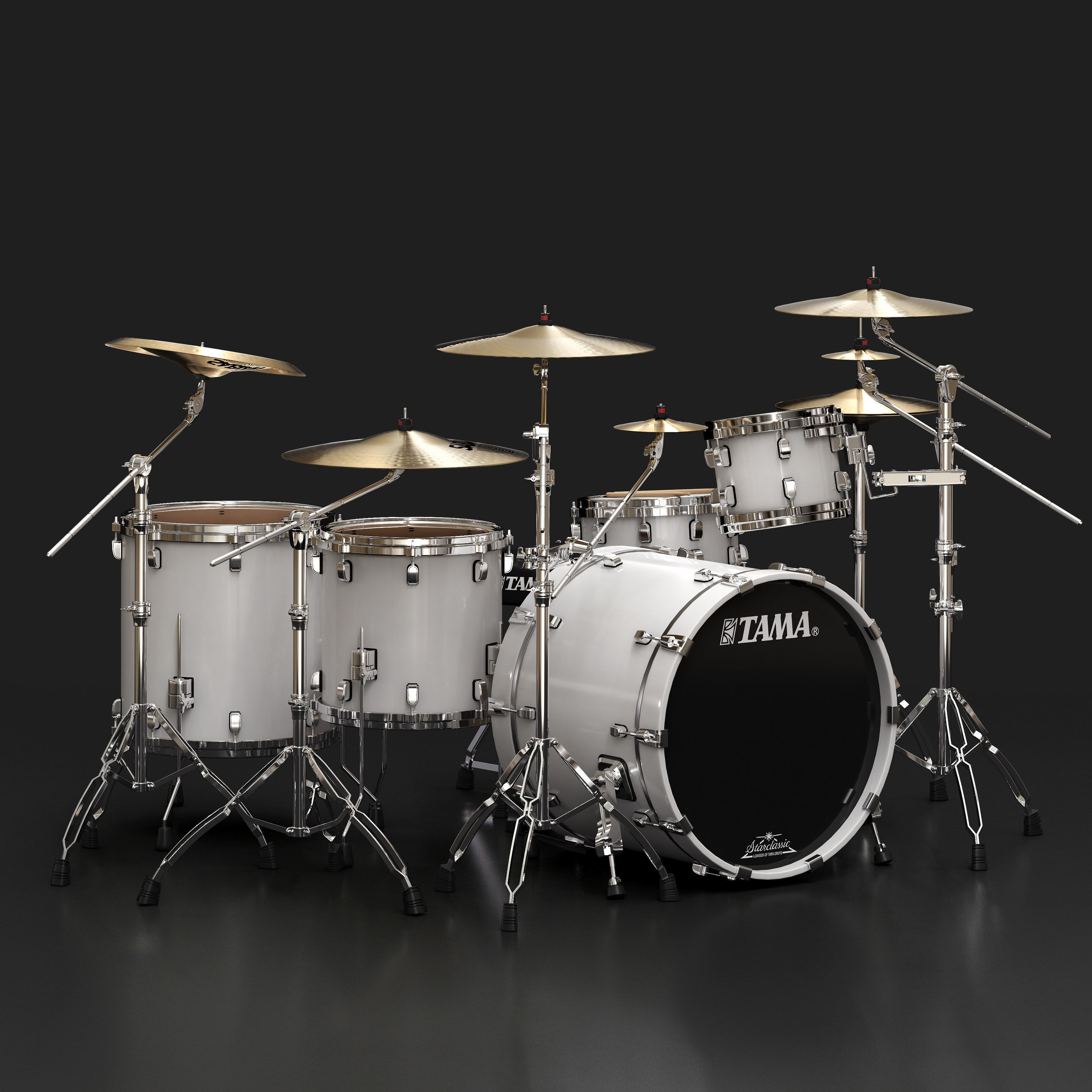 Tama Performer Drum Kit 3D model_3