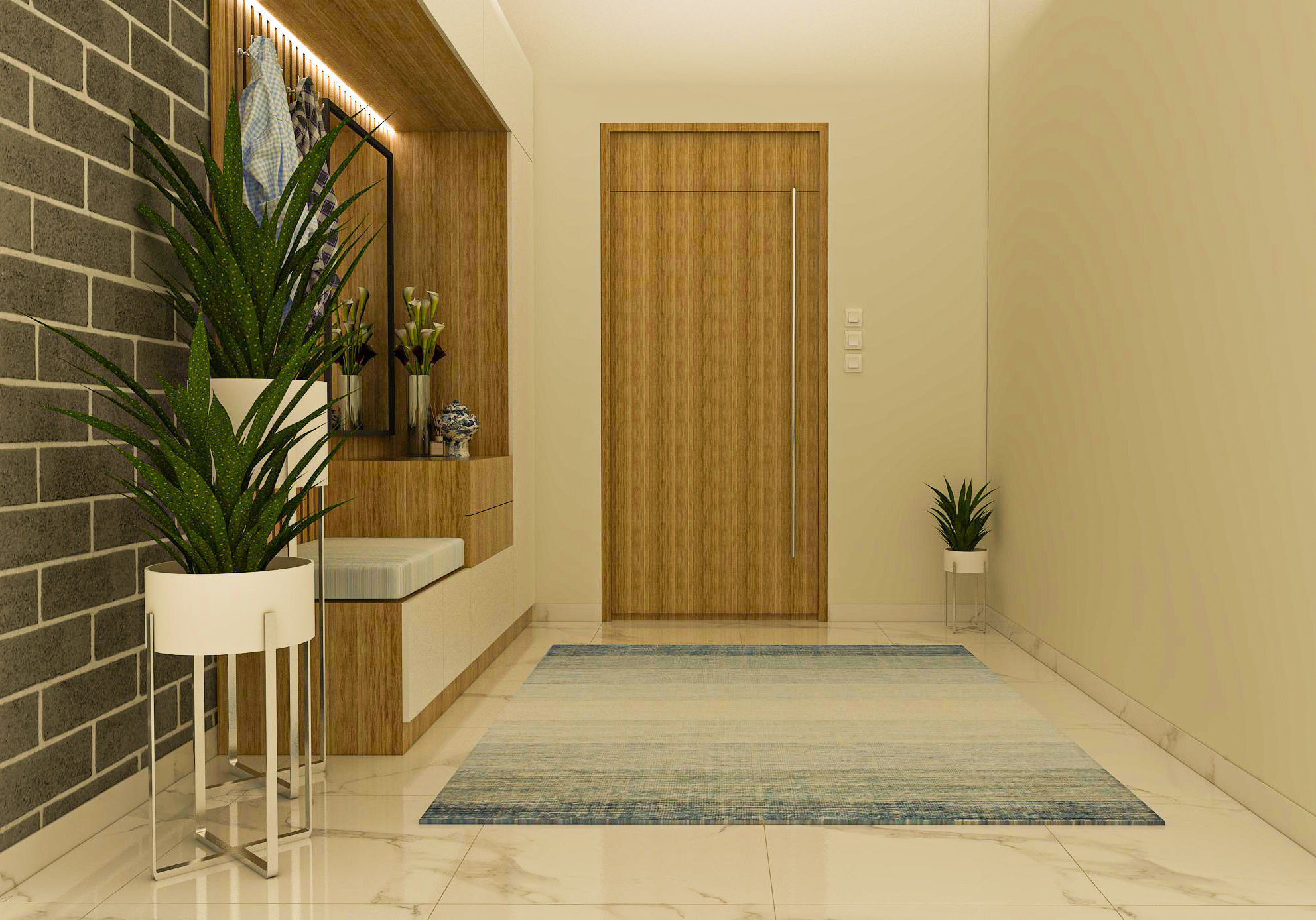 entrance hall 3d model 3D model_3