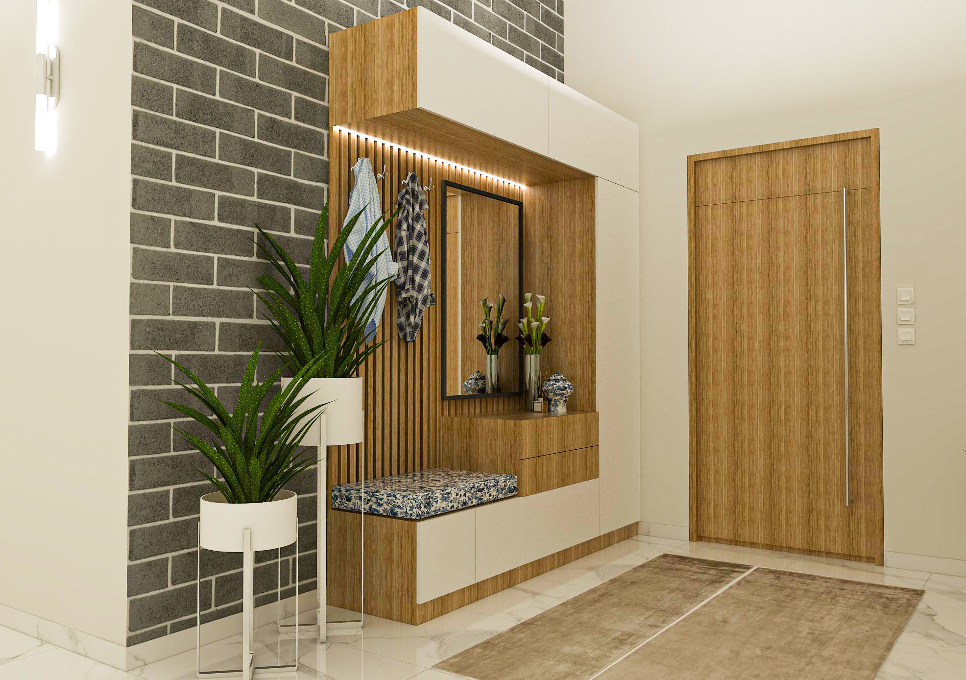 entrance hall 3d model 3D model_4