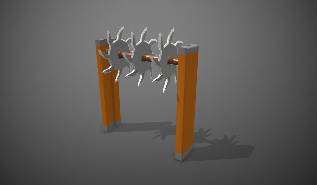 Obstacle for Game hyper casual Low-poly 3D model_17
