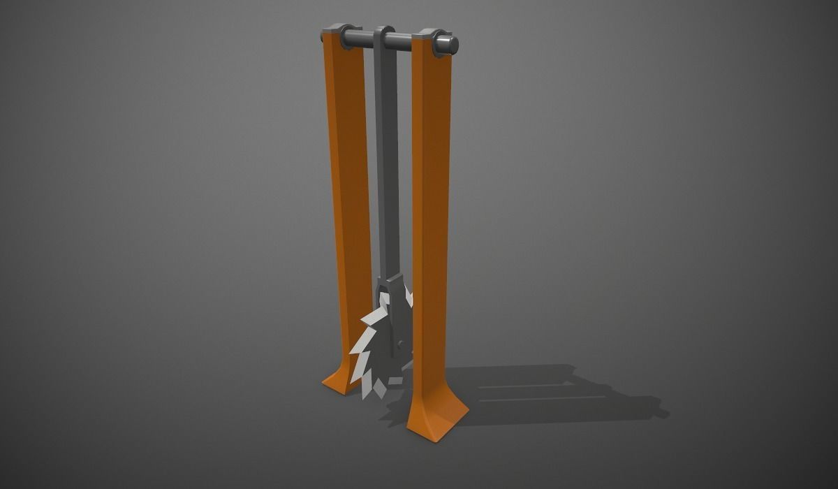 Obstacle for Game hyper casual Low-poly 3D model_4