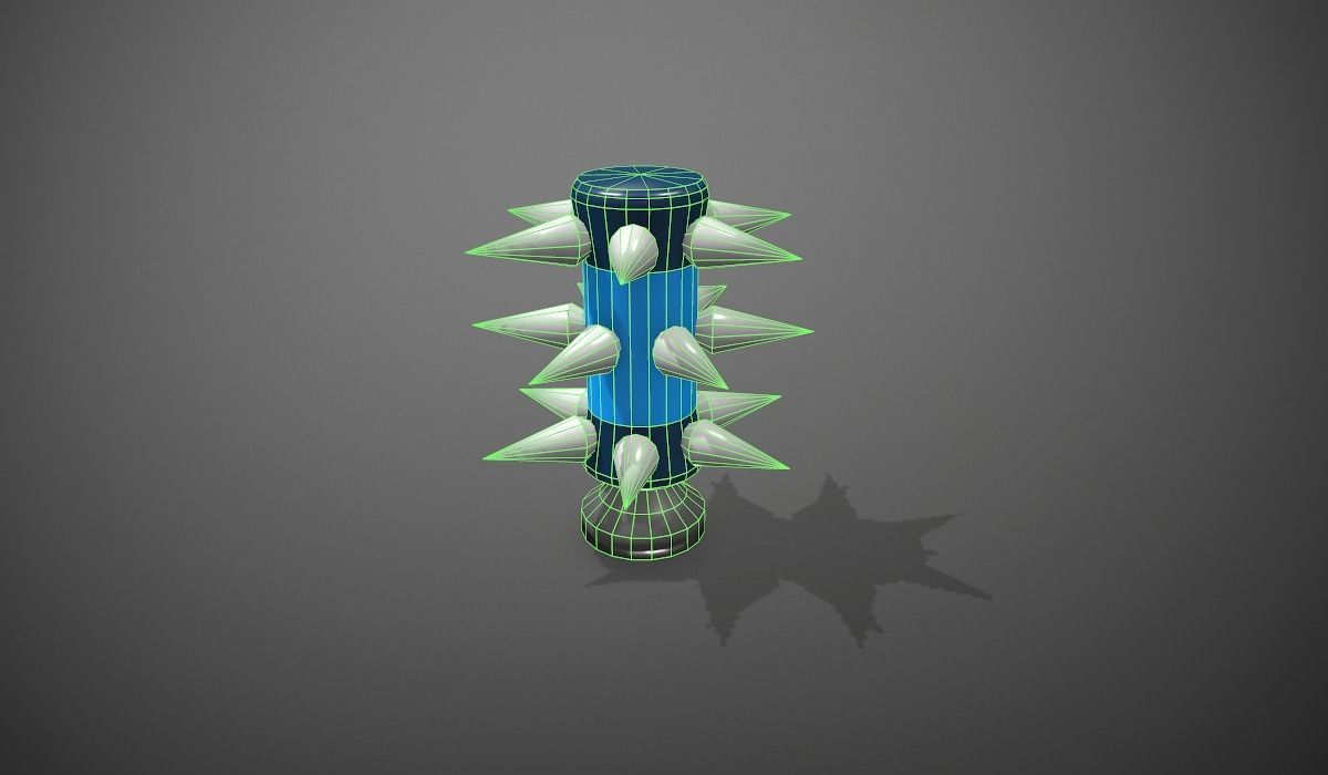 Obstacle for Game hyper casual Low-poly 3D model_8