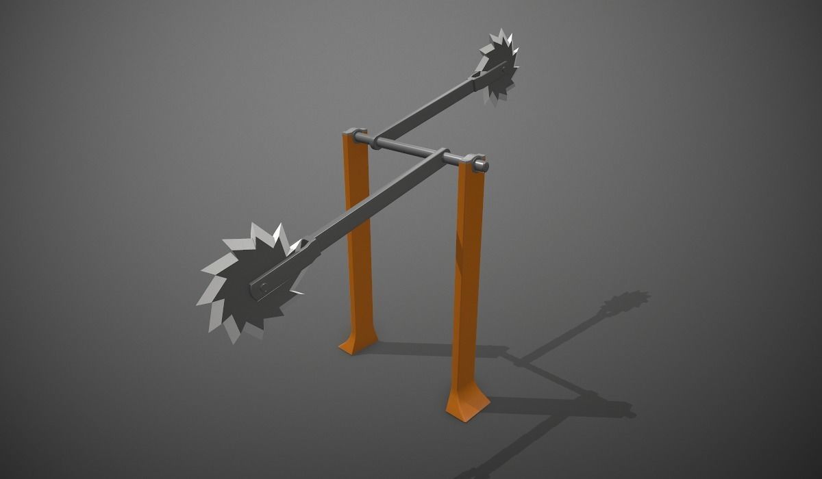 Obstacle for Game hyper casual Low-poly 3D model_12