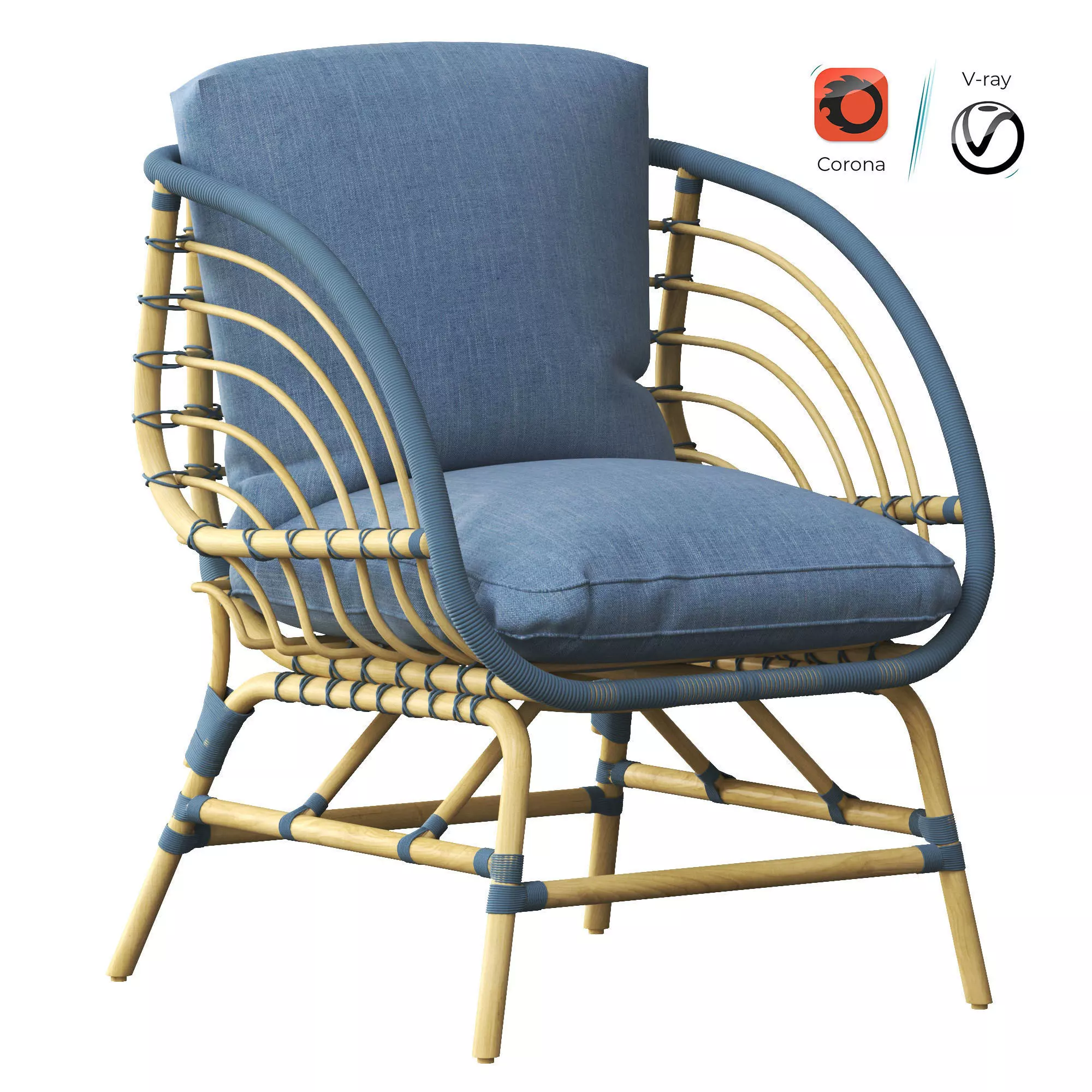 Ikea Buskbo Armchair 3D model