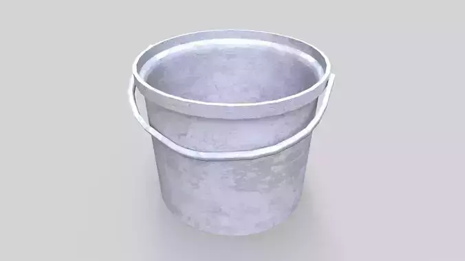 Old Paint Bucket - Game Ready