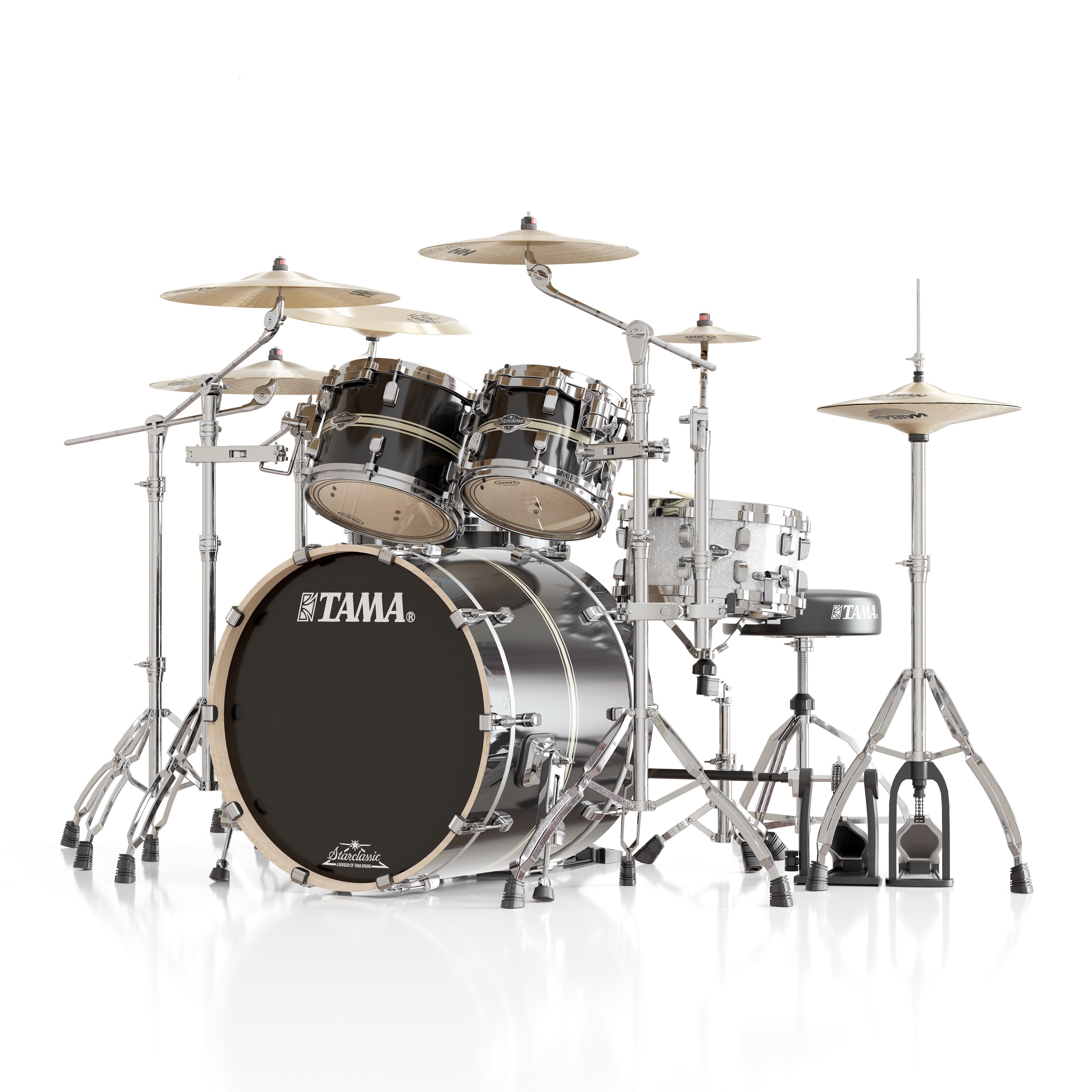 Drum set TAMA PERFORMER 3D model_1