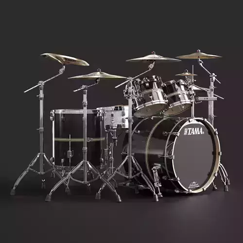 Drum set TAMA PERFORMER 3D model