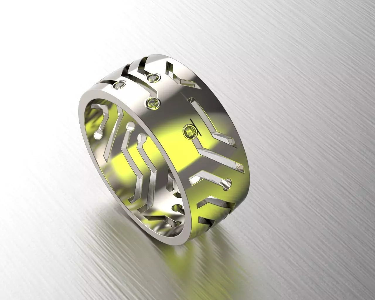 Ring chip 3D print model