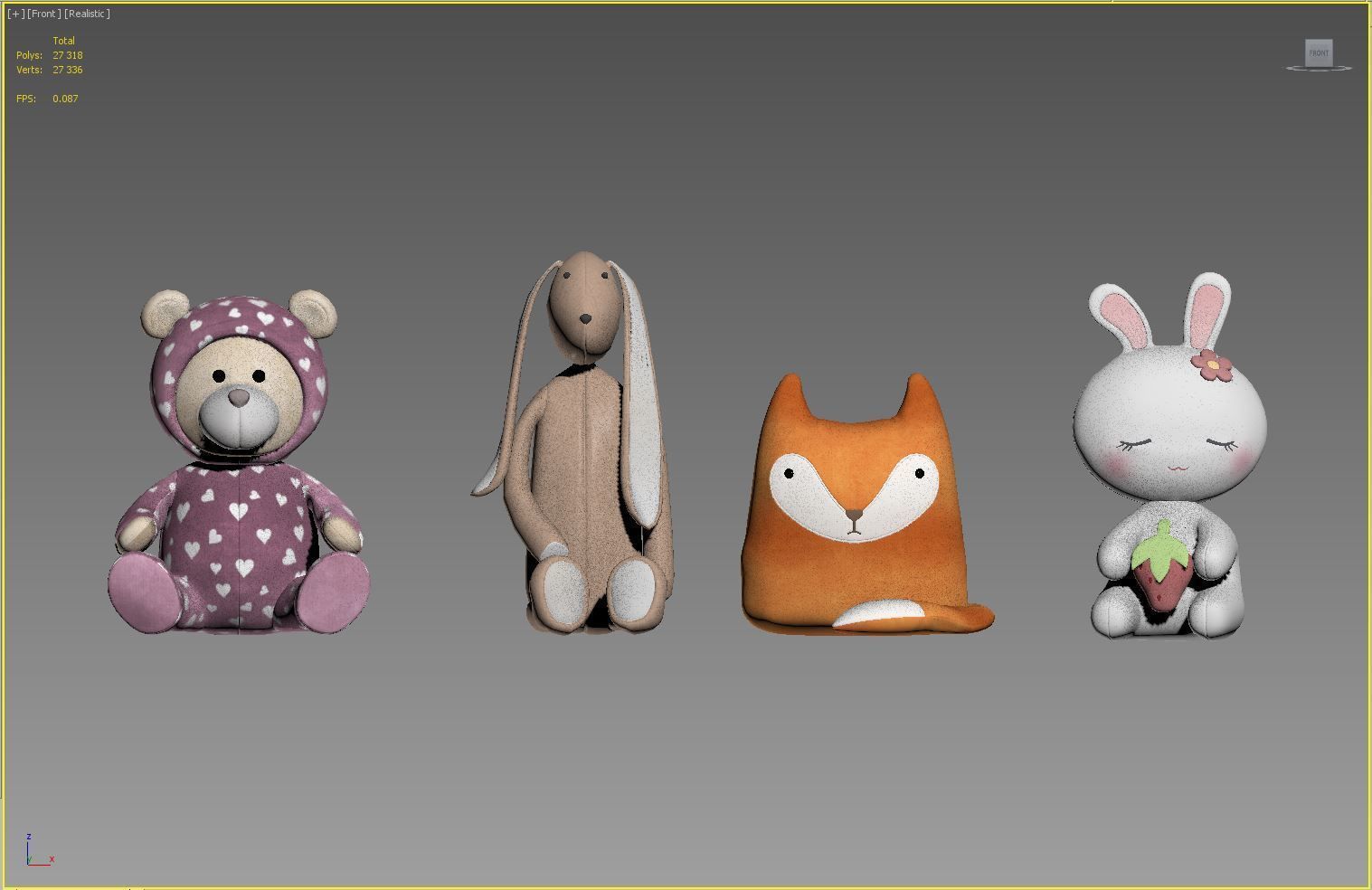 Plush Toys 13 3D model_10