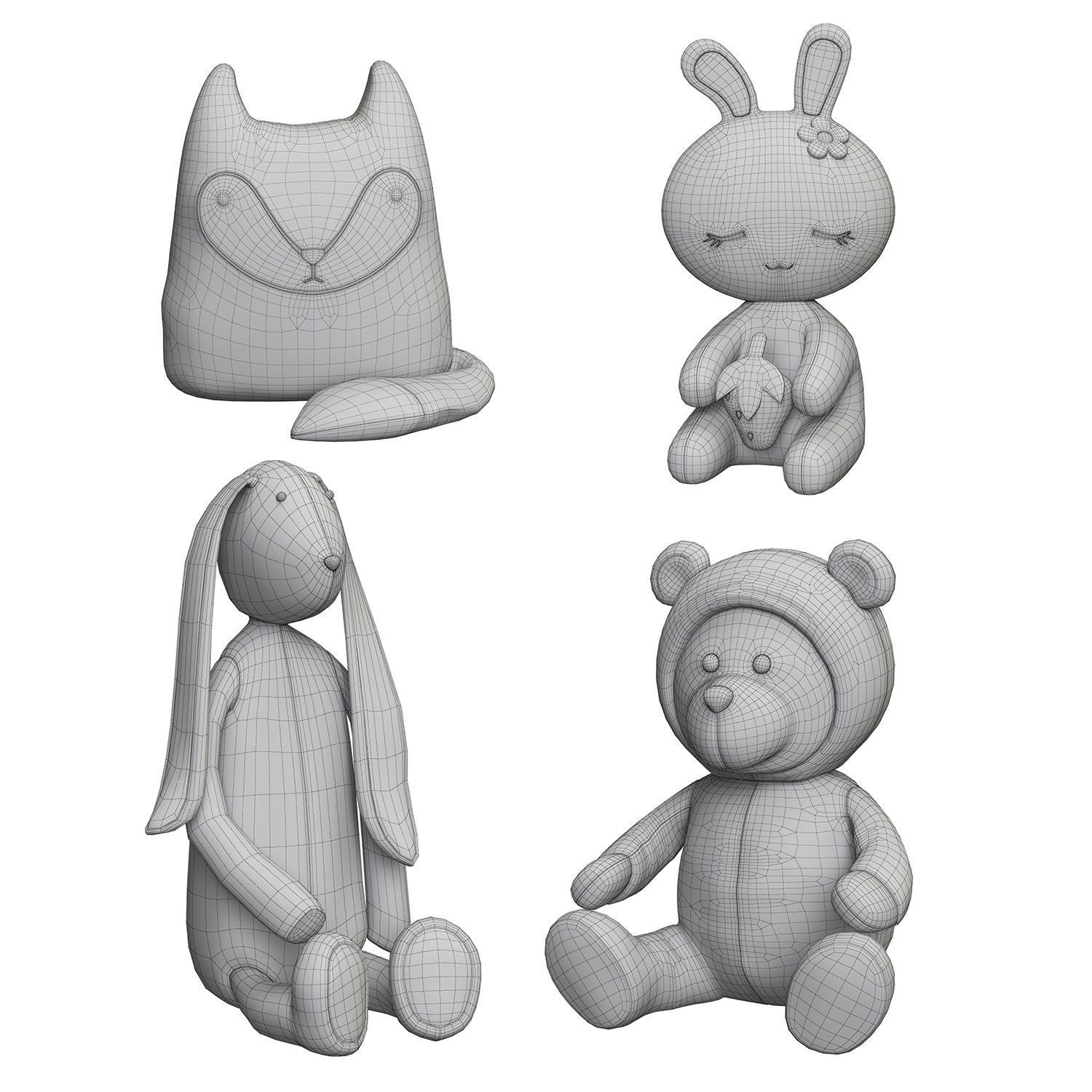 Plush Toys 13 3D model_5