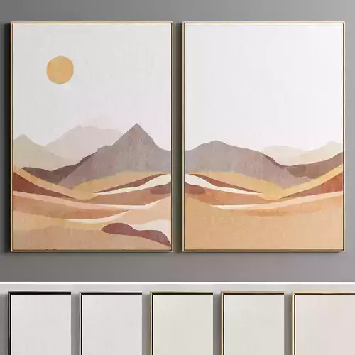 Photo Frame 62 Low-poly 3D model