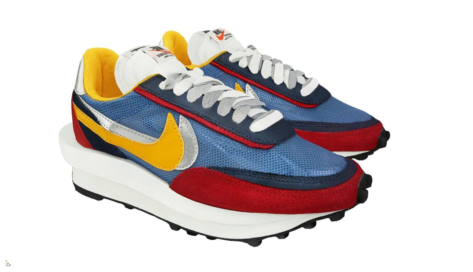 sacai x Nike LDV Waffle 3D model_7