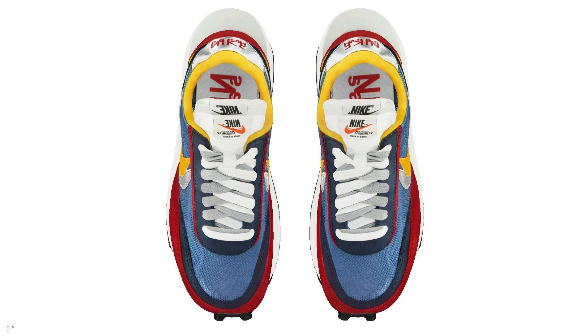 sacai x Nike LDV Waffle 3D model_2