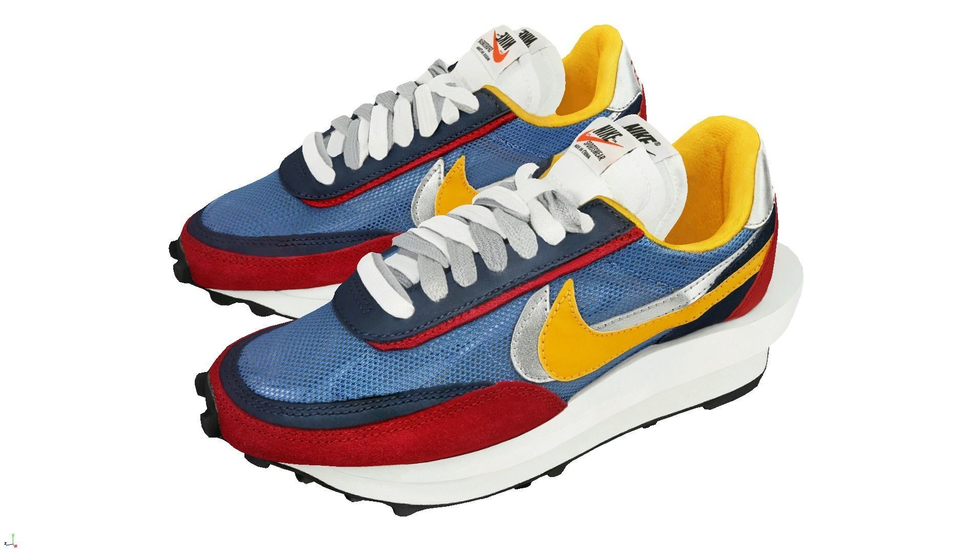 sacai x Nike LDV Waffle 3D model_15