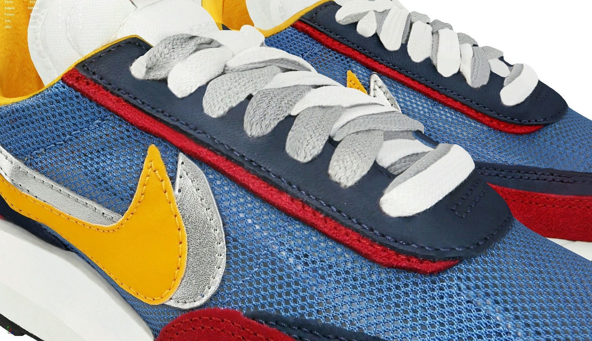 sacai x Nike LDV Waffle 3D model_17